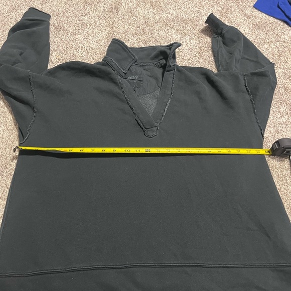 Aerie Soft & Cozy Oversized Sweatshirt Women’s Small Black - Picture 14 of 15